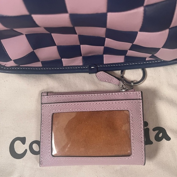 Coachtopia ergo bag deep purple/ice blue matching ice purple mini wallet - Picture 4 of 5